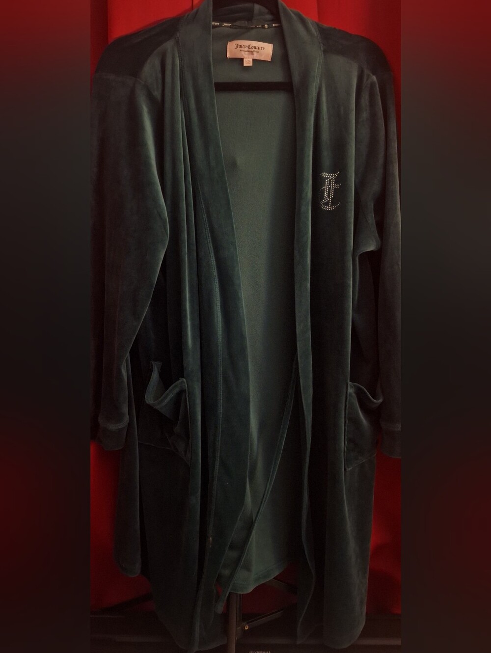 Juicy Couture Emerald Green Velour Robe